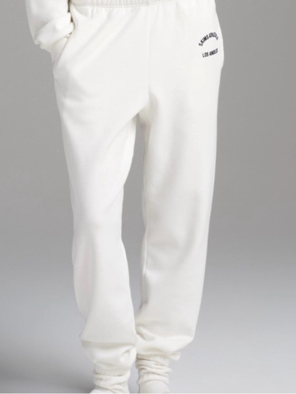SKIMS Cotton Fleece Jogger - Marble Graphic